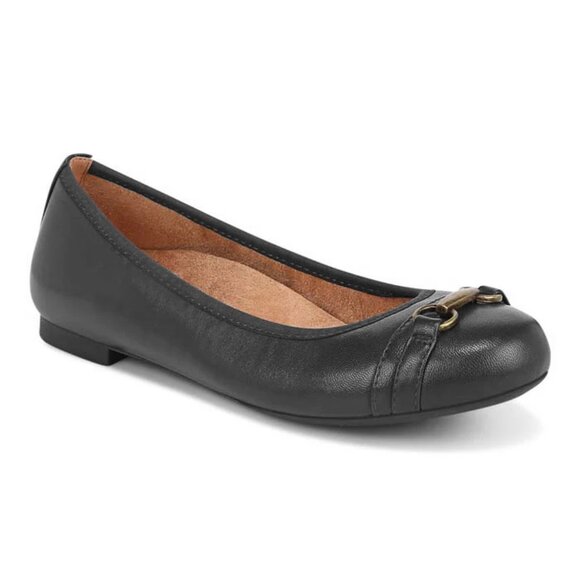 Vionic Delanie Flat in Black - sz 7.5 - Picture 1 of 3